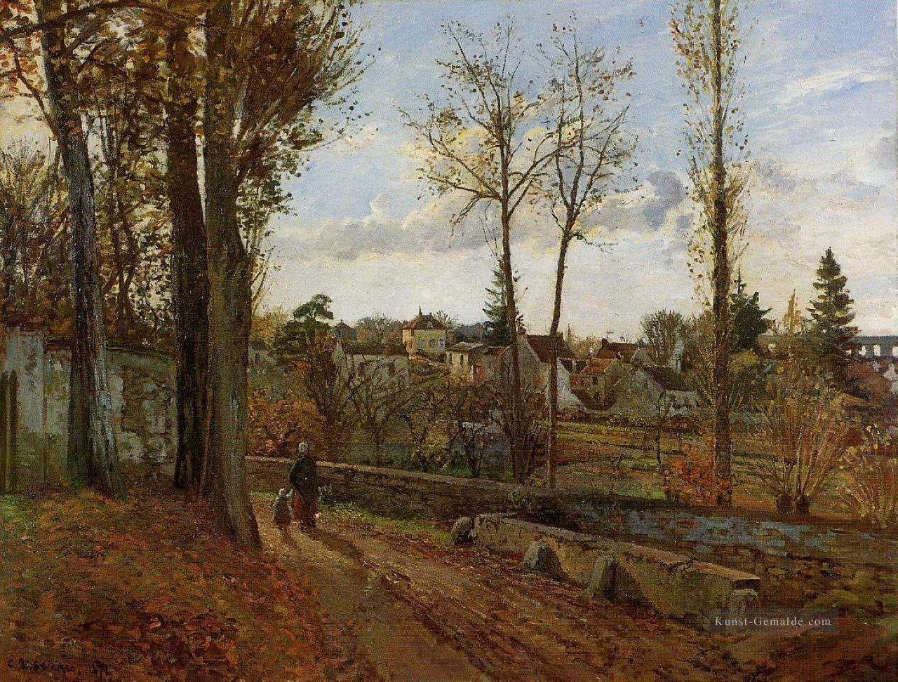louveciennes 1871 Camille Pissarro Szenerie Ölgemälde